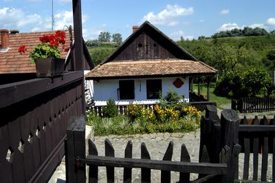 Hollókő, Ófalu védett falurész-stock-foto