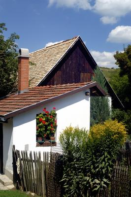 Hollókő, Ófalu védett falurész-stock-foto