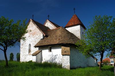 Hévízgyörk, Szent Márton templom (Öregtemplom)-stock-foto