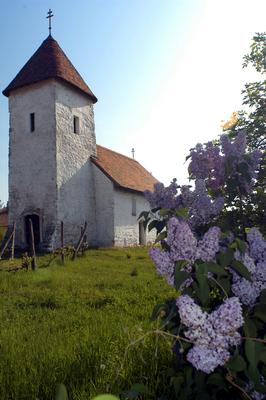 Hévízgyörk, Szent Márton templom (Öregtemplom)-stock-foto