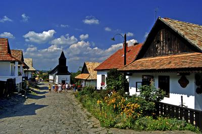 Hollókő, Ófalu védett falurész-stock-photo
