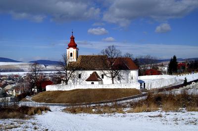 Tar, Árpád-kori templom-stock-foto