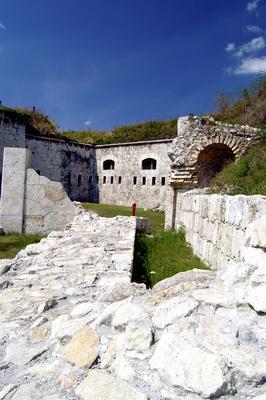 Komárom, Monostori erőd-stock-foto