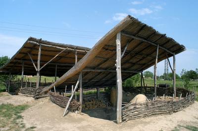 Százhalombatta, "Matrica" Múzeum és Régészeti Park-stock-foto