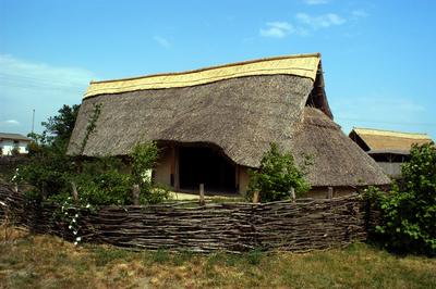 Százhalombatta, "Matrica" Múzeum és Régészeti Park-stock-foto