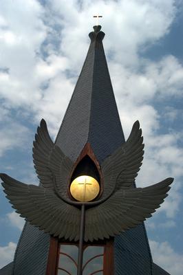 Százhalombatta, Szent István templom-stock-foto