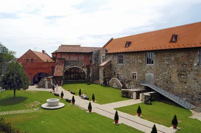 Esztergomi vár-stock-foto