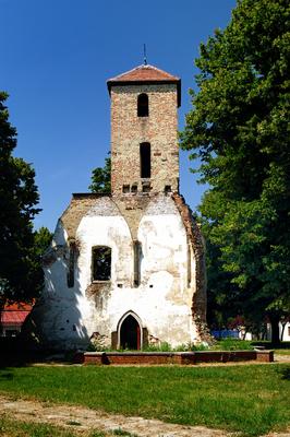 Kisszentgróti ferences templomrom-stock-foto