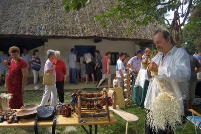 Szegi vásár a zalaegerszegi falumúzeumban-stock-foto