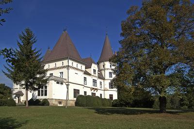 Tiszadob, Andrássy-kastély-stock-foto