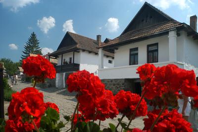 Hollókő, Ófalu védett falurész-stock-foto
