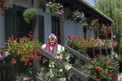 Hollókő, Ófalu védett falurész-stock-foto