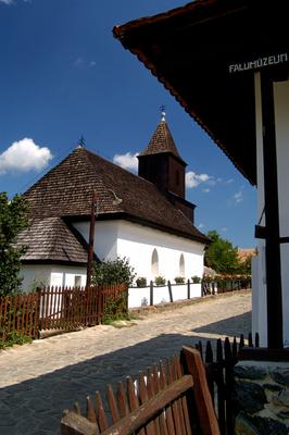 Hollókő, Ófalu védett falurész-stock-foto