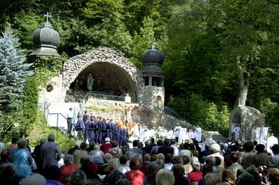 Mátraverebély, Nagyboldogasszony napi búcsú-stock-foto