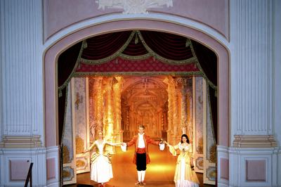 Barokk színház a Gödöllői Királyi Kastélyban-stock-foto