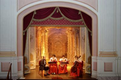 Barokk színház a Gödöllői Királyi Kastélyban-stock-foto