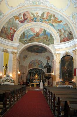 Máriabesnyő, Nagyboldogasszony Bazilika-stock-foto