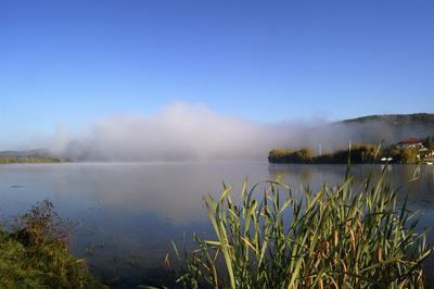 Nőtincsi víztározó-stock-foto