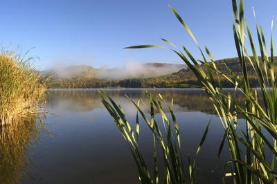 Nőtincsi víztározó-stock-foto