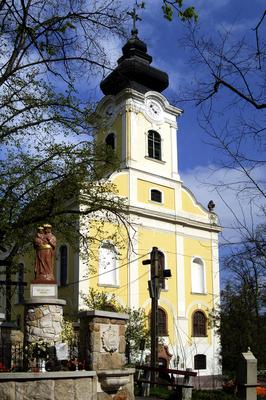 Máriabesnyő, Nagyboldogasszony Bazilika-stock-foto