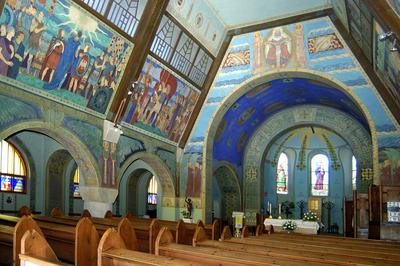 Zebegény, Római katolikus templom-stock-foto