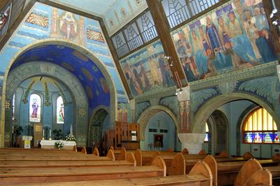 Zebegény, Római katolikus templom-stock-foto