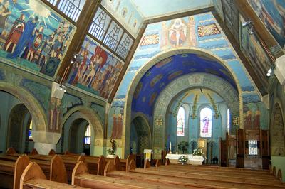 Zebegény, Római katolikus templom-stock-foto