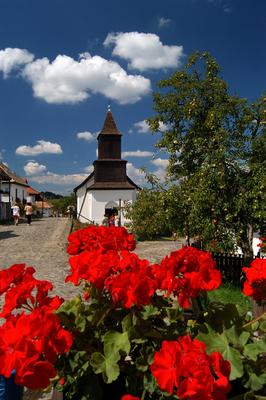 Hollókő, Ófalu védett falurész-stock-foto