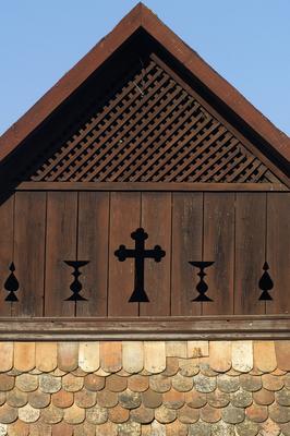 Hollókő, Ófalu védett falurész-stock-foto