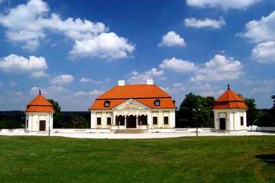 Erdőtarcsa, Szentmiklóssy–Kubinyi-kastély-stock-foto