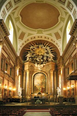 Szombathely, Sarlós Boldogasszony-székesegyház-stock-foto