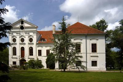 Vasszécseny, Ó-Ebergényi Kastély-stock-foto