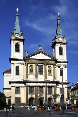 Szombathely, Sarlós Boldogasszony-székesegyház-stock-foto