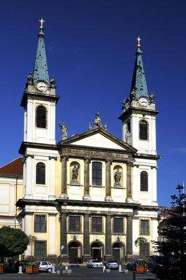 Szombathely, Sarlós Boldogasszony-székesegyház-stock-foto
