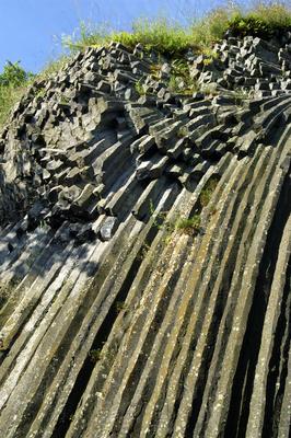 Bazaltorgonák-stock-foto