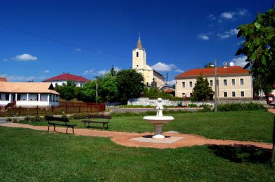 Kazár, Palóc Galéria a település központjában-stock-foto