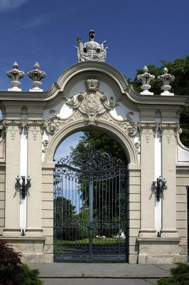 Keszthely, Festetics-kastély-stock-foto