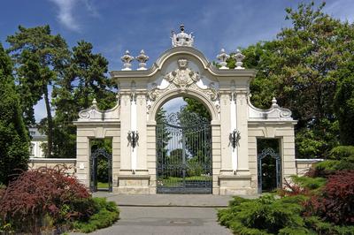 Keszthely, Festetics-kastély-stock-foto