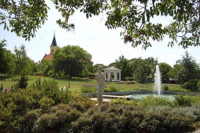 Siófok, Millennium park-stock-photo