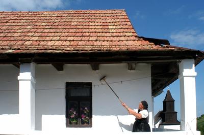 Hollókő, Ófalu védett falurész-stock-foto