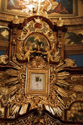 Máriapócs, Szent Mihály-templom-stock-foto