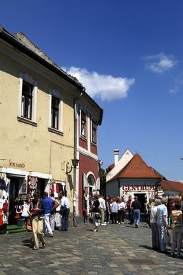 Szentendre, Fő tér-stock-foto