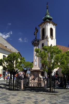 Szentendre, Fő tér-stock-foto