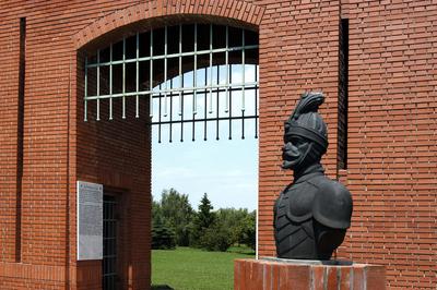 Nagykanizsa, Várkapu emlékmű-stock-foto