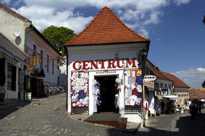 Szentendre, Fő tér-stock-foto