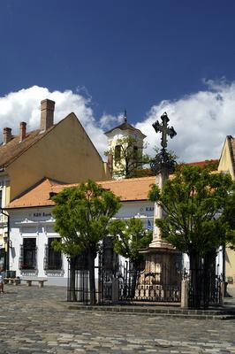Szentendre, Fő tér-stock-foto