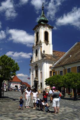 Szentendre, Fő tér-stock-foto
