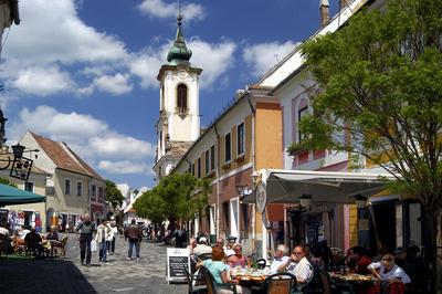 Szentendre, Fő tér-stock-foto