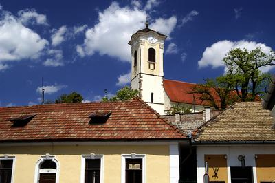 Szentendre, Keresztelő Szent János-plébániatemplom-stock-foto