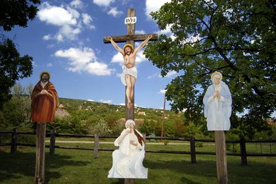 Szentendrei Szabadtéri Néprajzi Múzeum-stock-foto